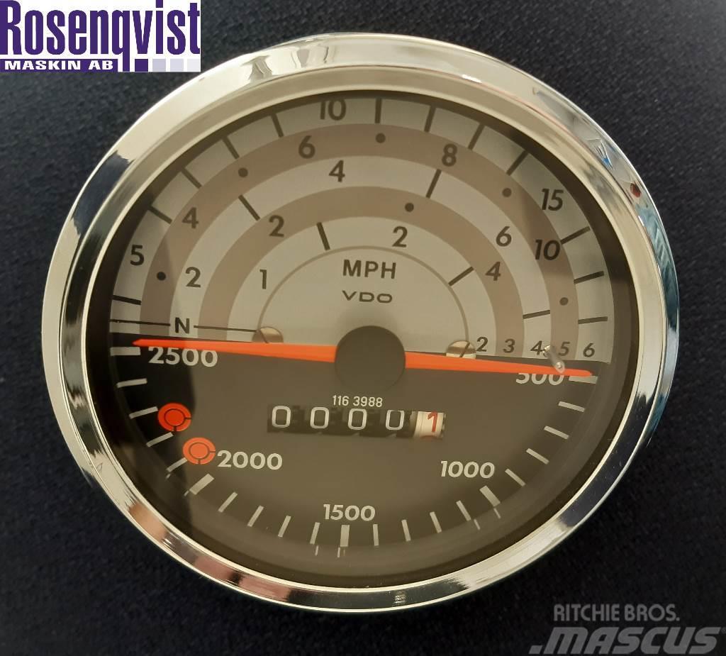 Deutz-Fahr VDO Tachometer mph 01163988, 129.035/034/035 Electronique