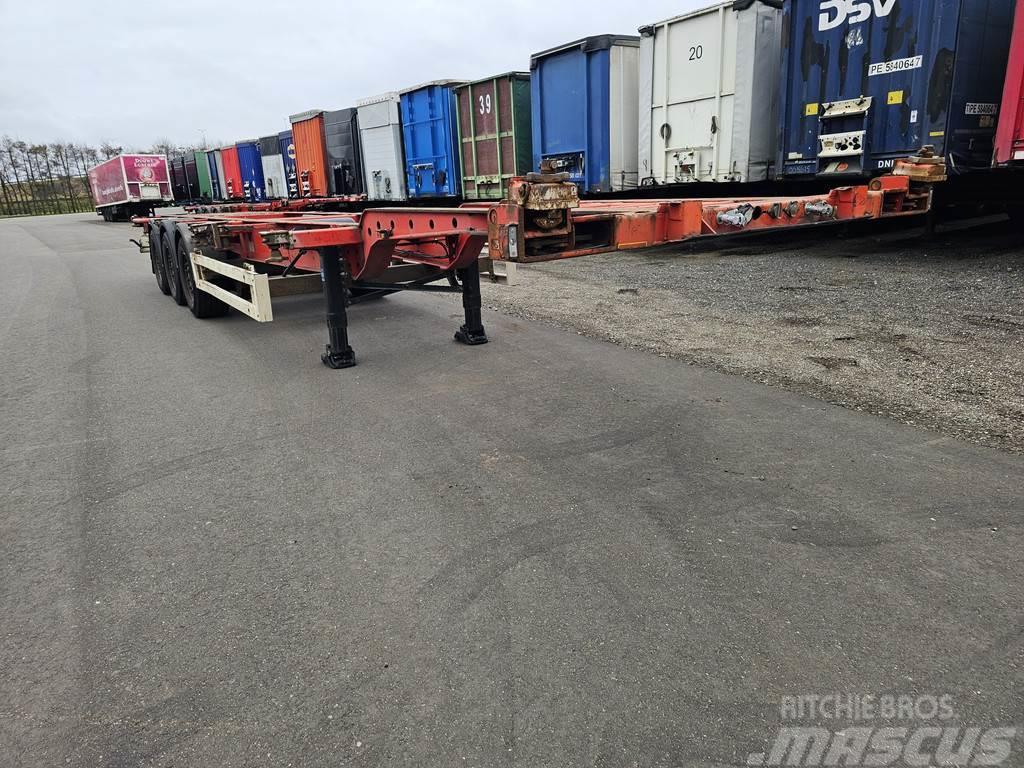 Krone SD 27 | 3 axle container chassis | 4740 kg | Saf D Semi remorque porte container