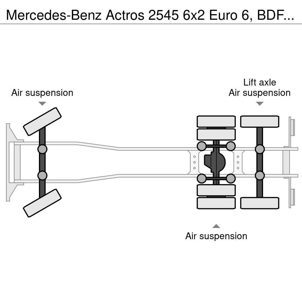 Mercedes-Benz Actros 2545 6x2 Euro 6, BDF system, ACC, Retarder Chariots à câble démontable
