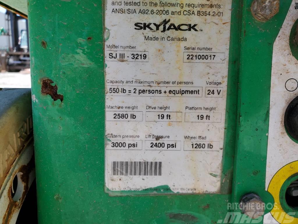 SkyJack SJ III 3219 Nacelle ciseaux
