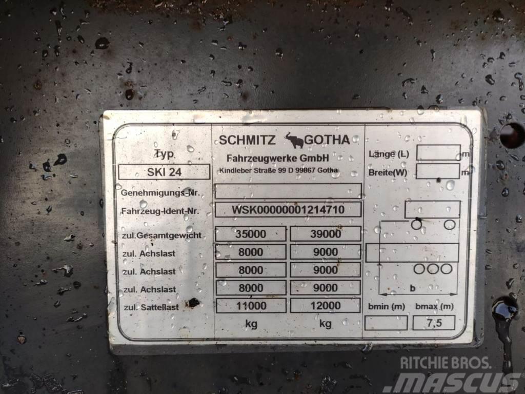 Schmitz Cargobull SKI 24 Benne semi remorque