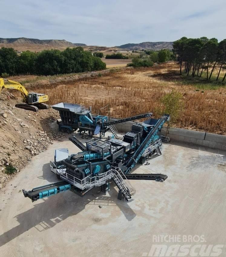 Constmach 120-150 TPH Mobile Crushing Plant Jaw & Impact Concasseur mobile