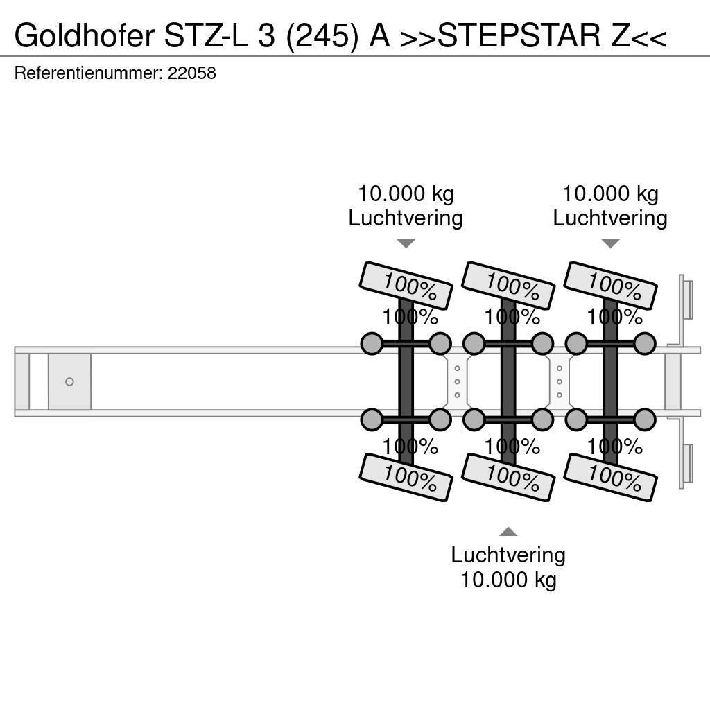 Goldhofer STZ-L 3 (245) A >>STEPSTAR Z<< Semi remorque surbaissée