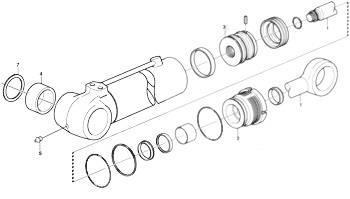 Volvo Kit reparare cilindru hidraulic - VOE15173429 Hydraulique