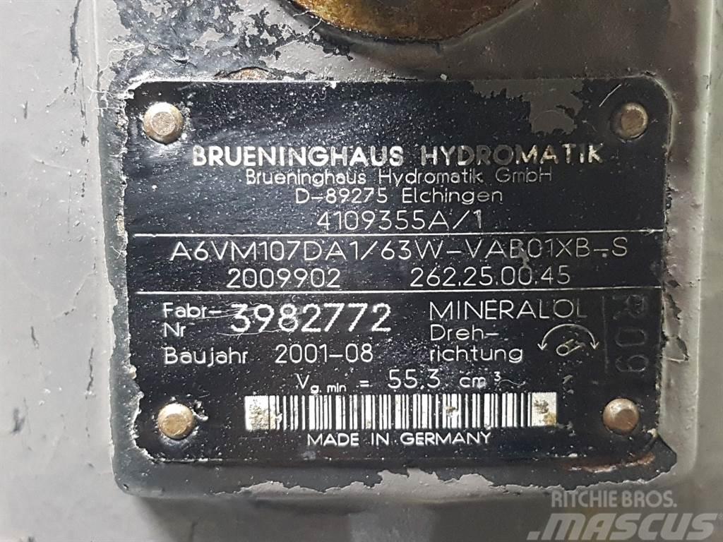 Ahlmann AZ14-Brueninghaus A6VM107DA1/63W-Drive motor Hydraulique
