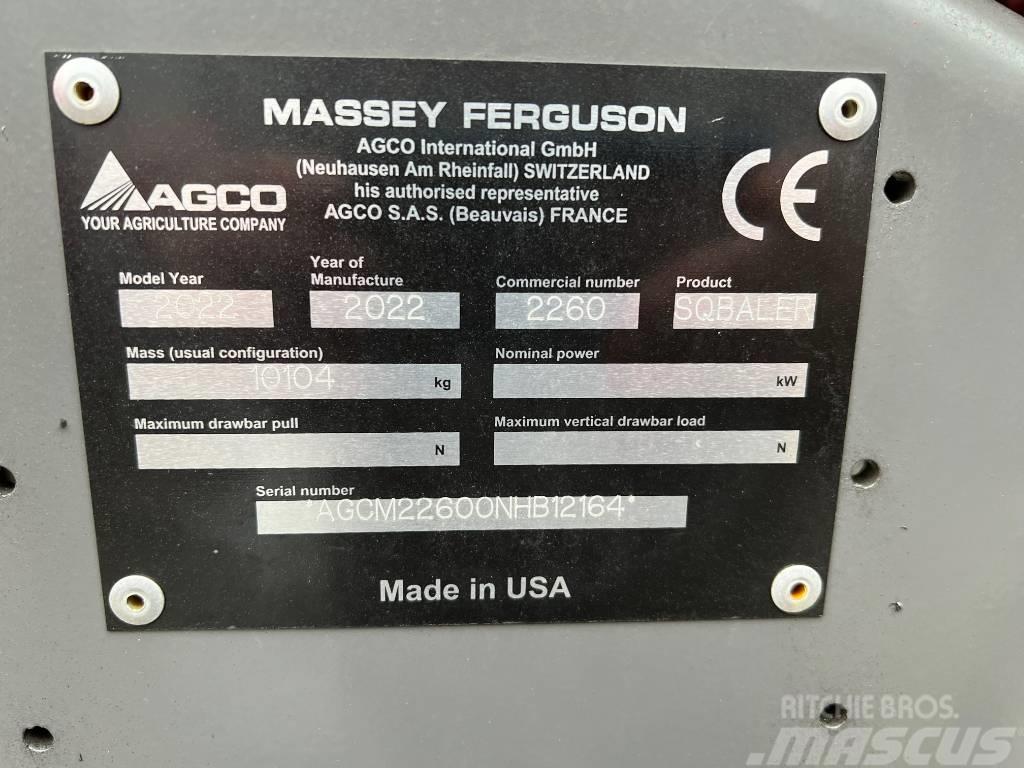 Massey Ferguson 2260 Presse cubique