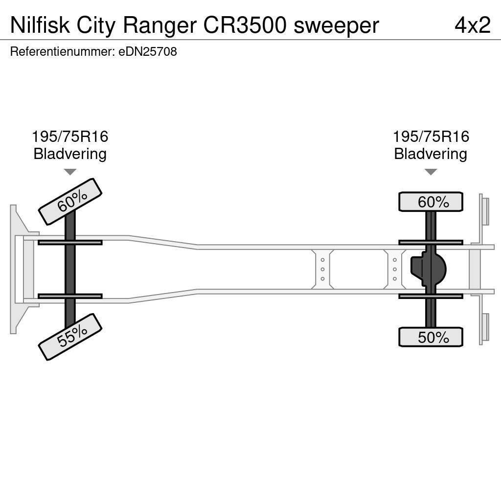 Nilfisk City Ranger CR3500 sweeper Camion aspirateur, Hydrocureur