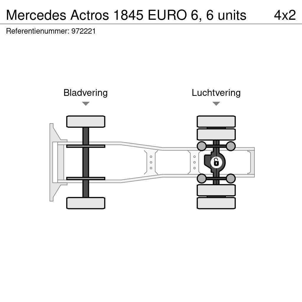 Mercedes-Benz Actros 1845 EURO 6, 6 units Tracteur routier