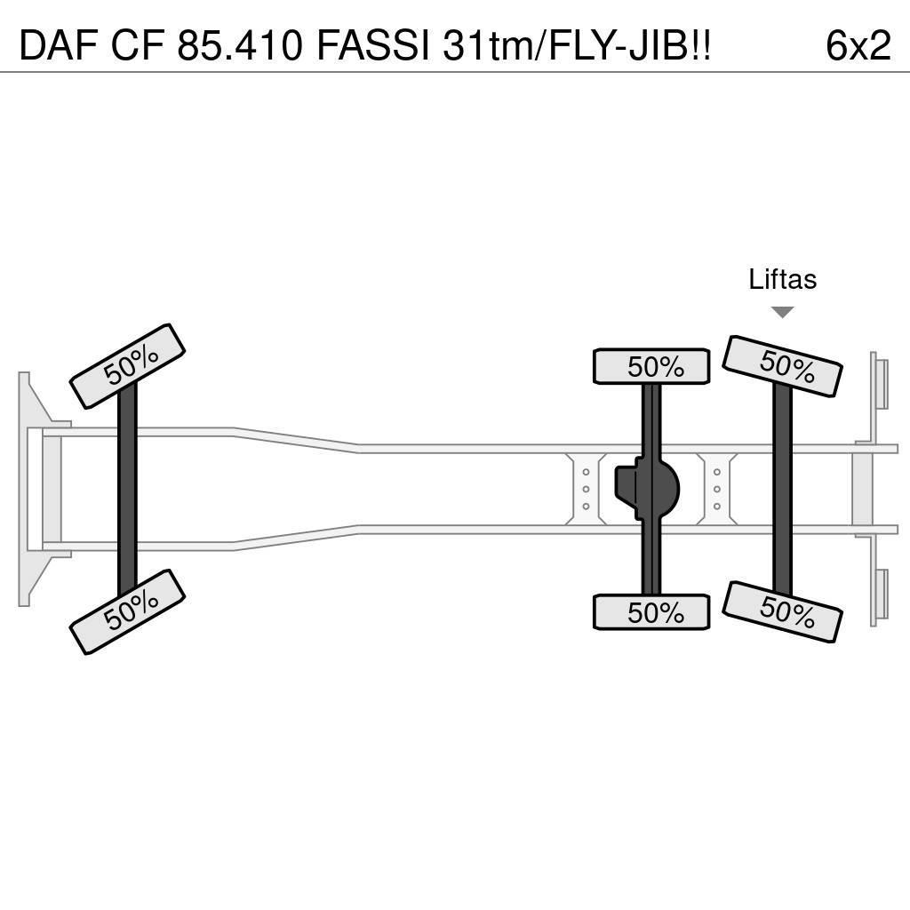 DAF CF 85.410 FASSI 31tm/FLY-JIB!! Grues tout terrain