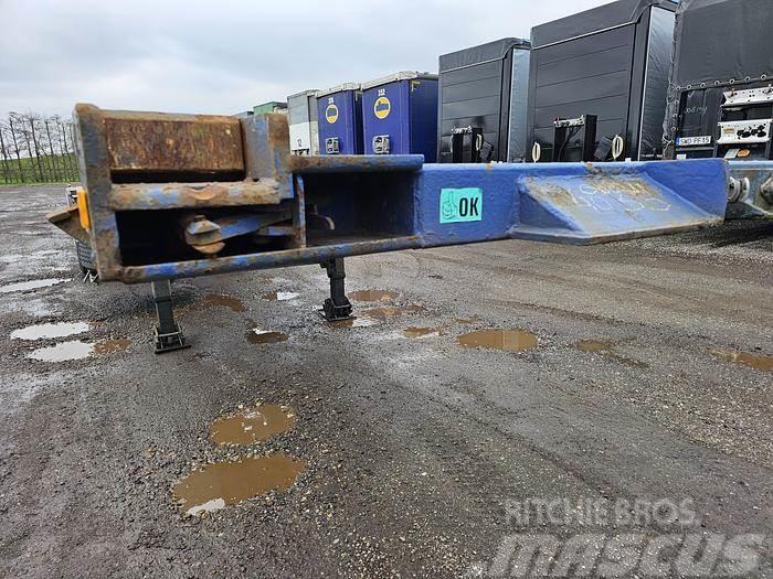 Groenewegen 3 AXLE CONTAINER CHASSIS 40 FT 2X20 FT 20 MIDDLE G Semi remorque porte container