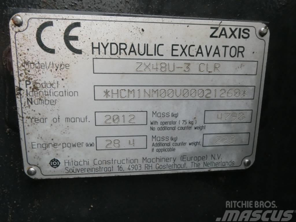 Hitachi ZX 48 U-3 Mini pelle < 7t