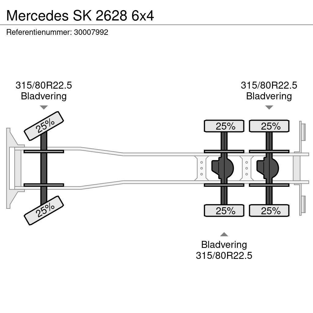 Mercedes-Benz SK 2628 6x4 Camion benne
