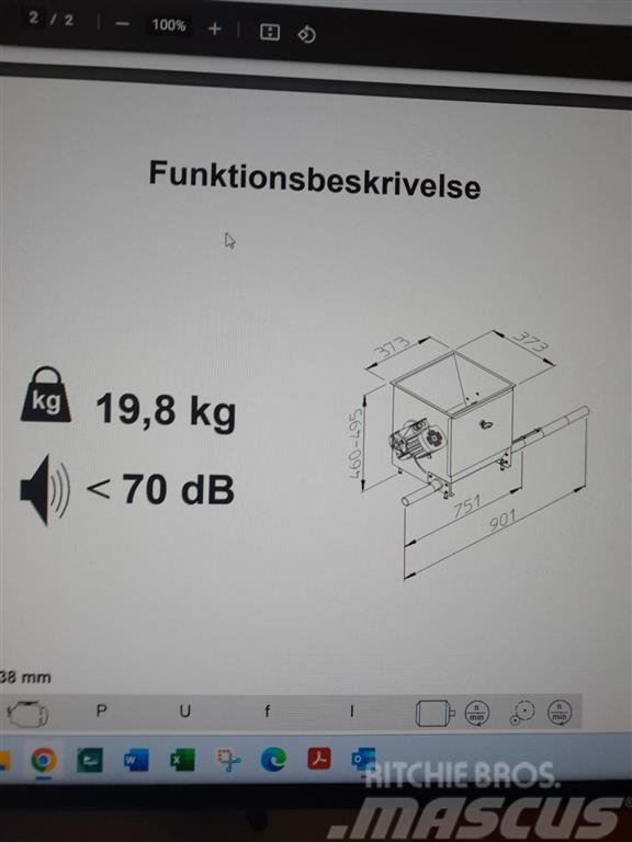 Funki 60 mm optagerstation 2 stk. Autres matériels d'élevage