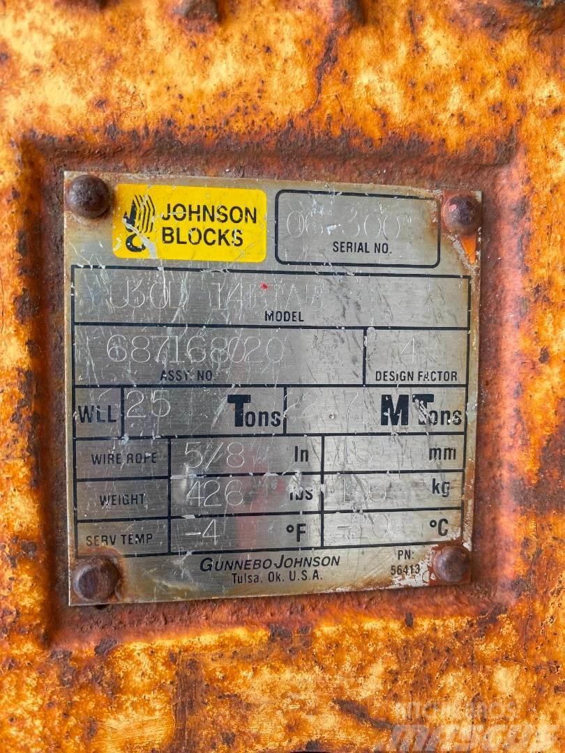 Johnson J30D 14BTAB Accessoires et pièces pour grue