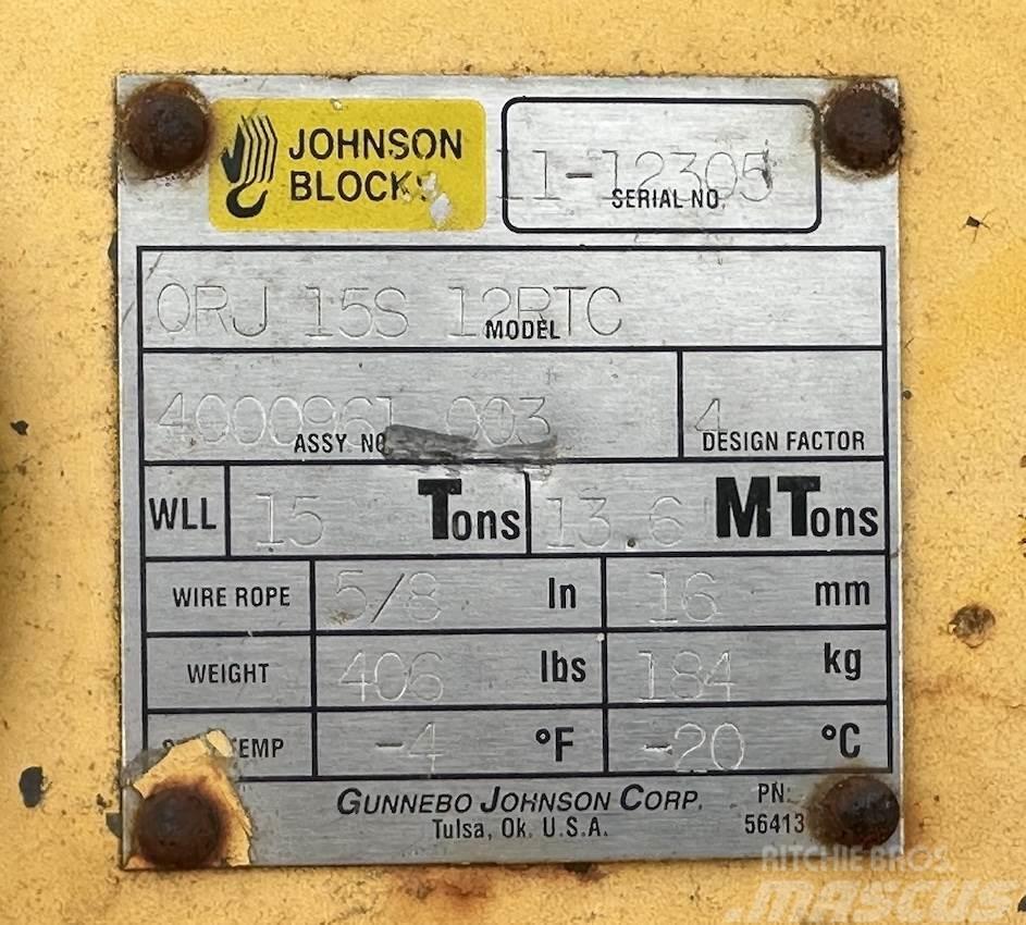 Johnson QRJ15S12RTC Accessoires et pièces pour grue
