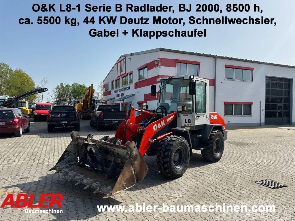 O&K L 8-1 Serie B Radlader Gabel+Schaufel+SW Chargeuse sur pneus