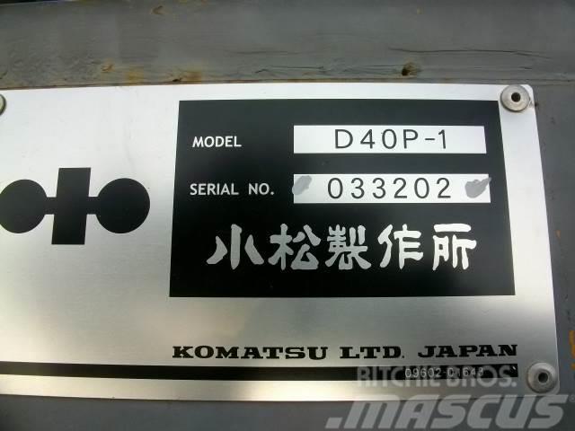 Komatsu D 40 P Bouteurs sur chenilles