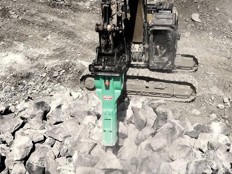 Montabert Hydraulikhammer V45 | Abbruchhammer 27 - 40 t Enfonce pieu hydraulique
