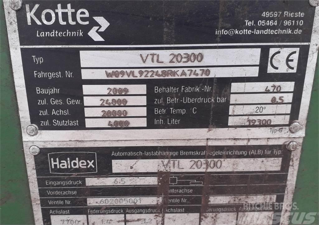 Kotte VTL 20300 Tonne à lisier