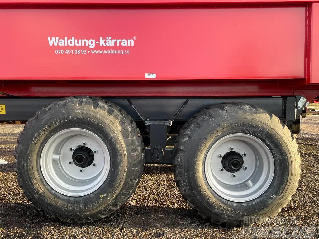 Waldung 9 ton för hjulgrävare automatläm Remorques à benne basculante