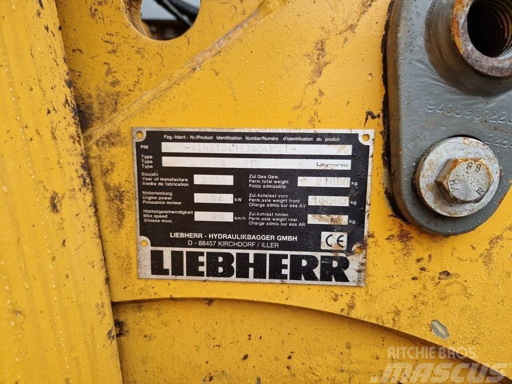 Liebherr A 316 Litronic Pelle à déchets