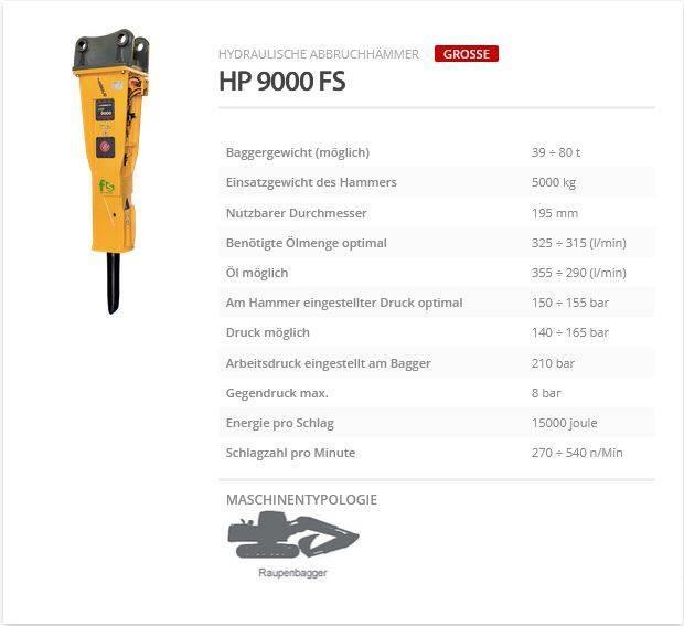 Indeco HP 9000 FS Marteau hydraulique
