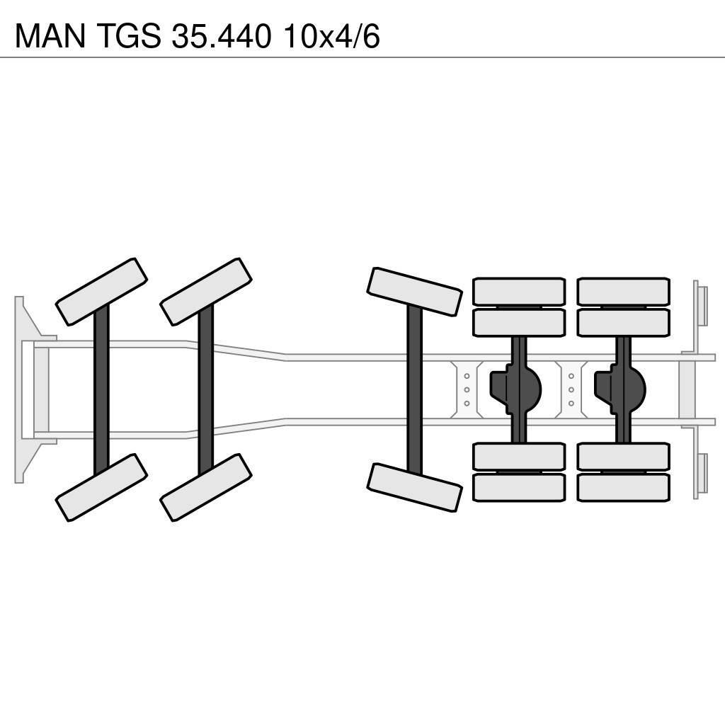 MAN TGS 35.440 10x4/6 Camion benne