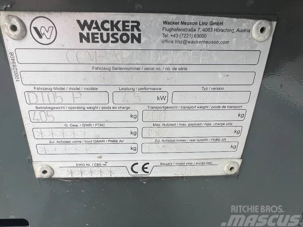 Wacker Neuson DT05P Mini tombereau