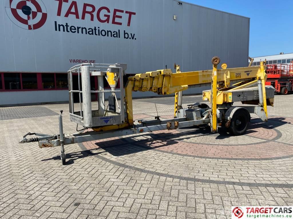 Ommelift Omme 2100EBZ Tow Boom Telescopic Lift 2110cm Remorque nacelle