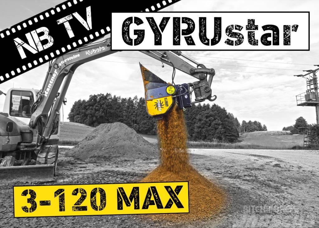 Gyru-Star 3-120MAX | Sieblöffel für Bagger & Lader Godets cribleurs