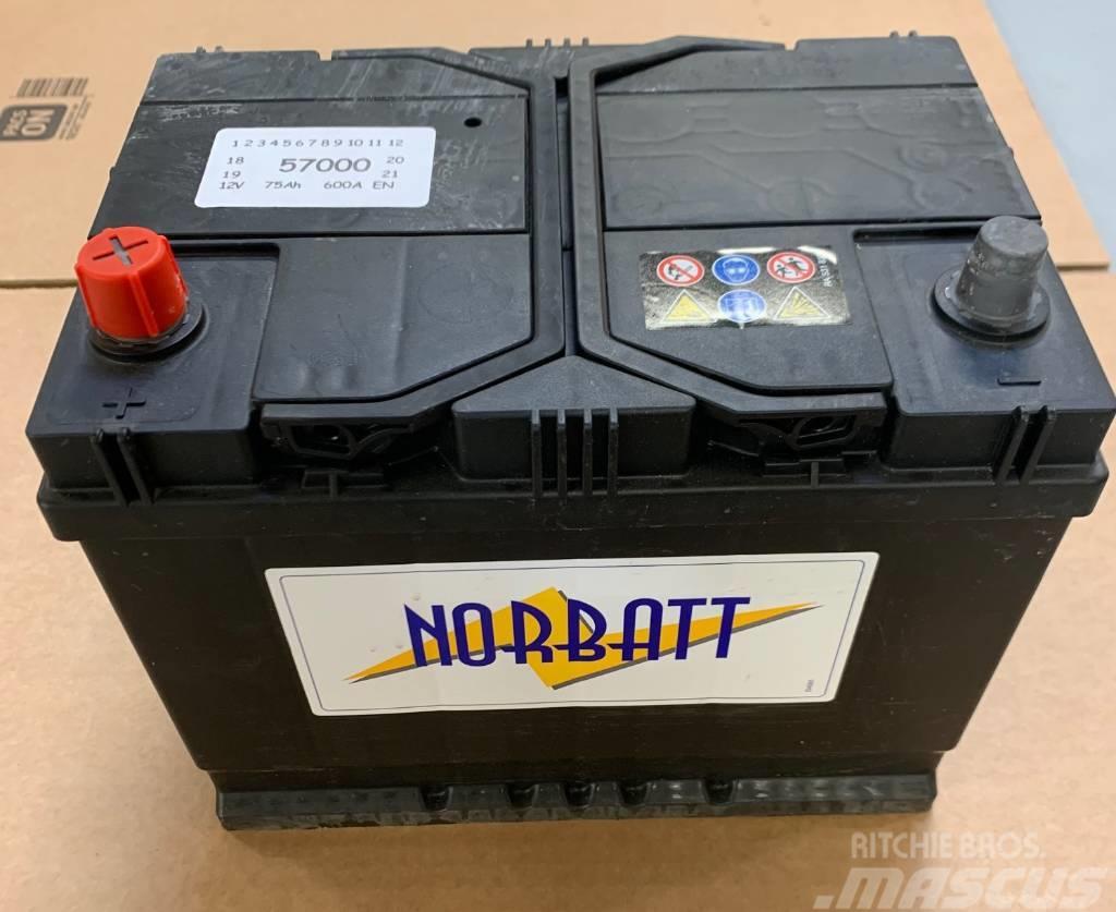  Norbatt Batteri 12V/75AH med BI Klack - 30-N57000 Radiateurs