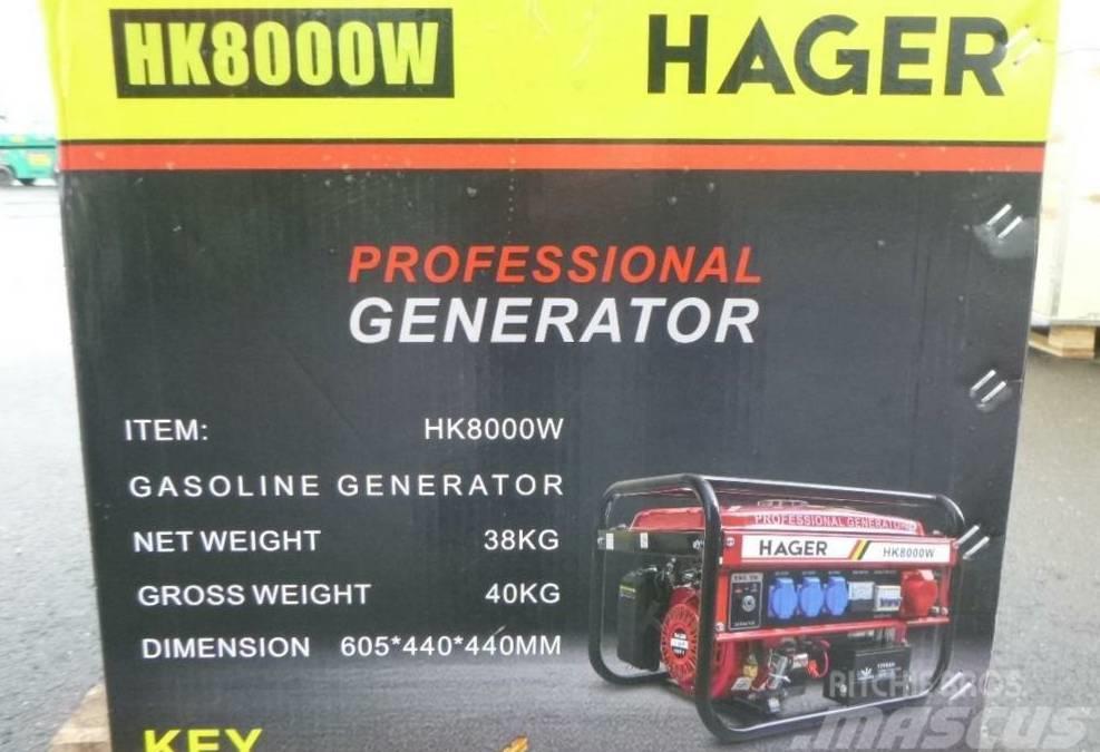  Hager HK 8000W Stromaggregat Generator Générateurs essence