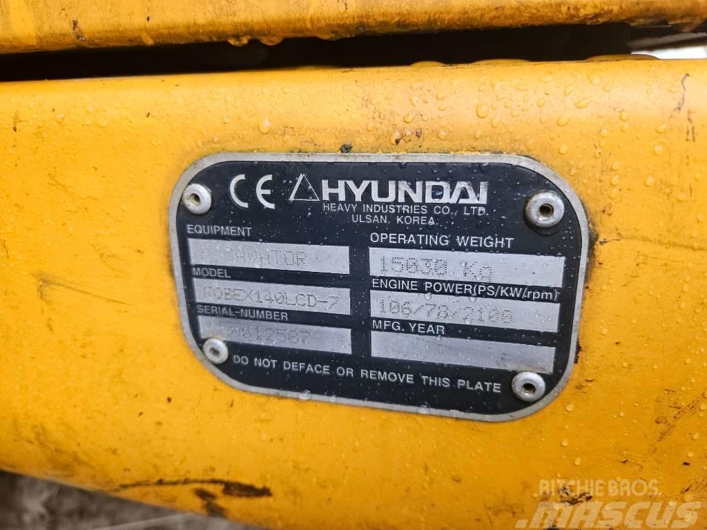 Hyundai 140-7 Pelle sur chenilles