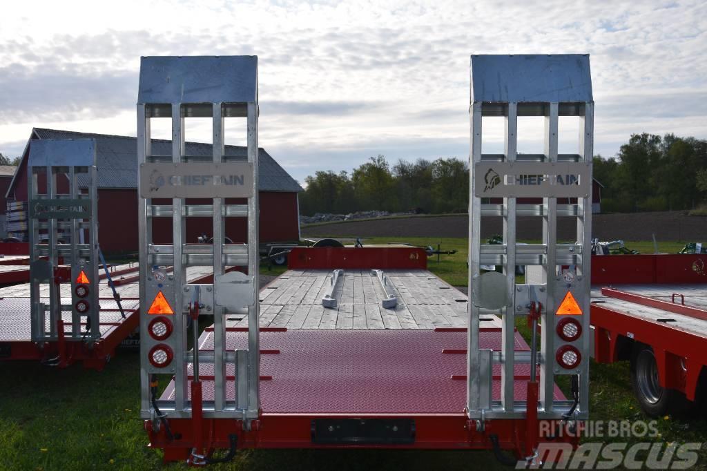 Chieftain 3-axl Maskintransportkärra traktor 24 ton Autres semi remorques