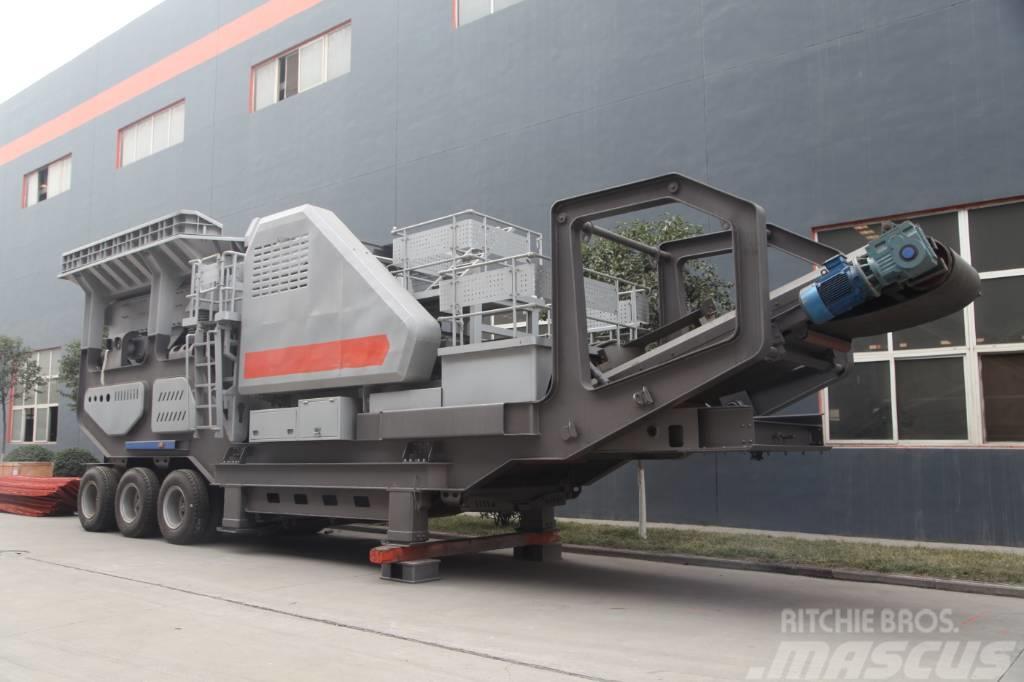 Liming KC75 Mobile cone crusher,sand washing & screening Concasseur mobile