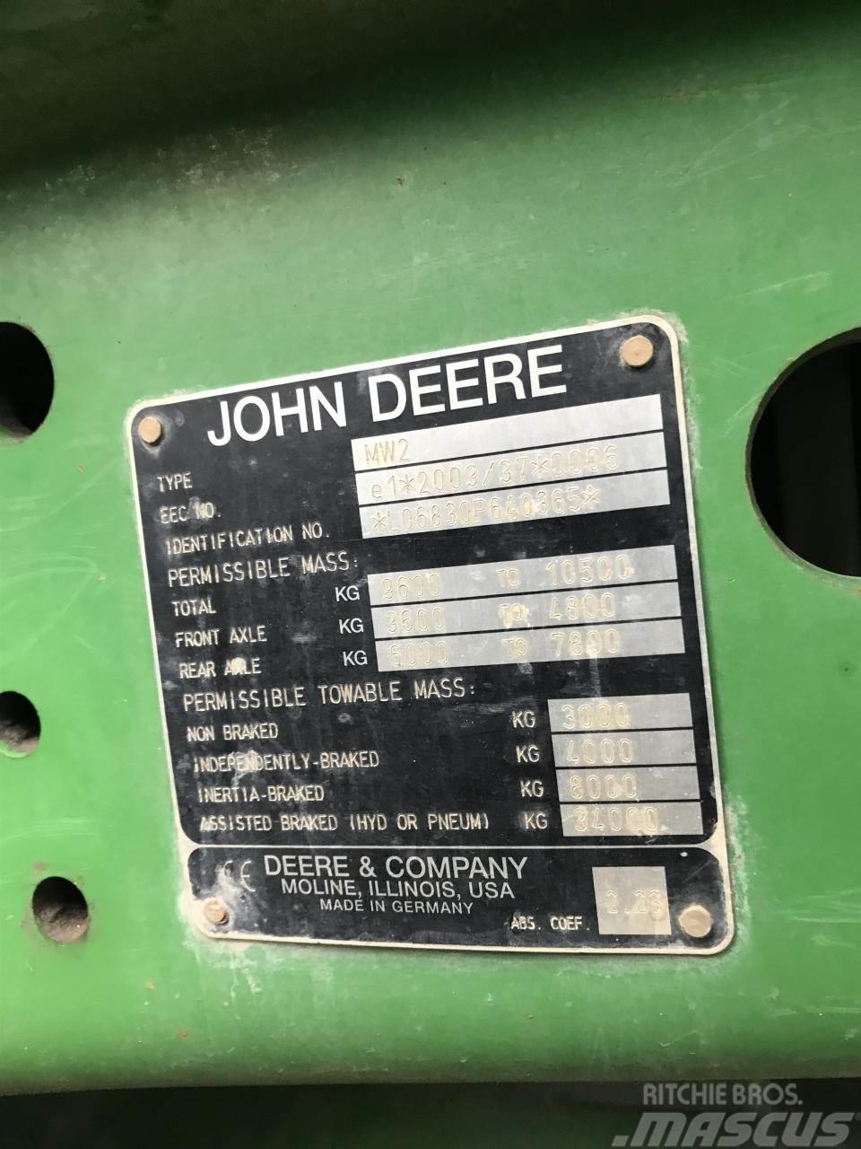 John Deere 6830 Premium Tracteur
