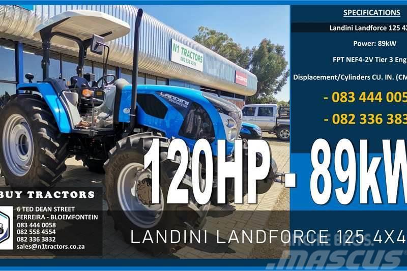 Landini Landforce 125 4WD Tracteur