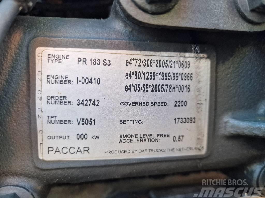 Paccar PR 183 S3 Moteur