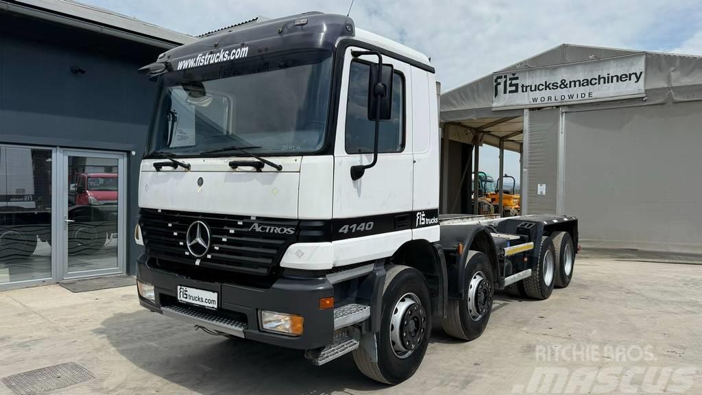 Mercedes-Benz ACTROS 4140 8X4 chassis - big axle Châssis cabine