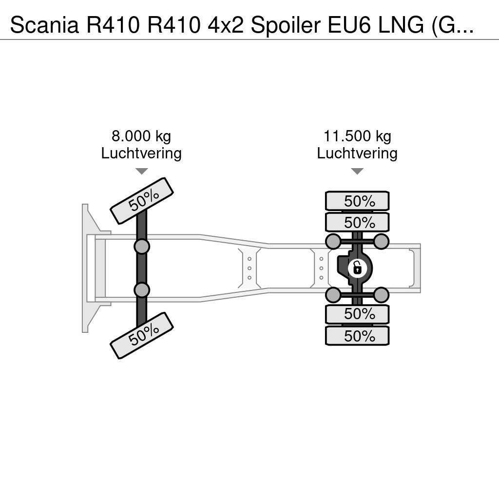 Scania R410 R410 4x2 Spoiler EU6 LNG (GAS) Automatik Tracteur routier