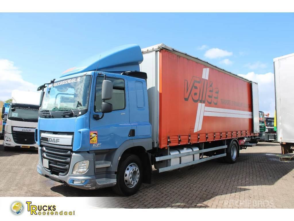 DAF CF 310 + EURO 6 + 4x IN STOCK Camion à rideaux coulissants (PLSC)