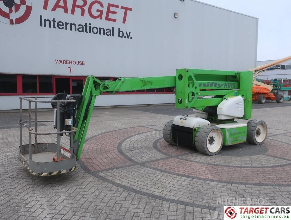 Niftylift HR15NDE Bi-Fuel Articulated Boom Work Lift 1550cm Nacelle Automotrice