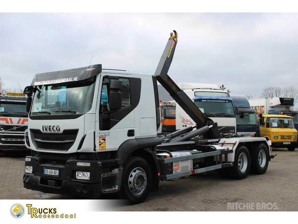 Iveco Stralis 460 + 6X2 + 20T Camion ampliroll