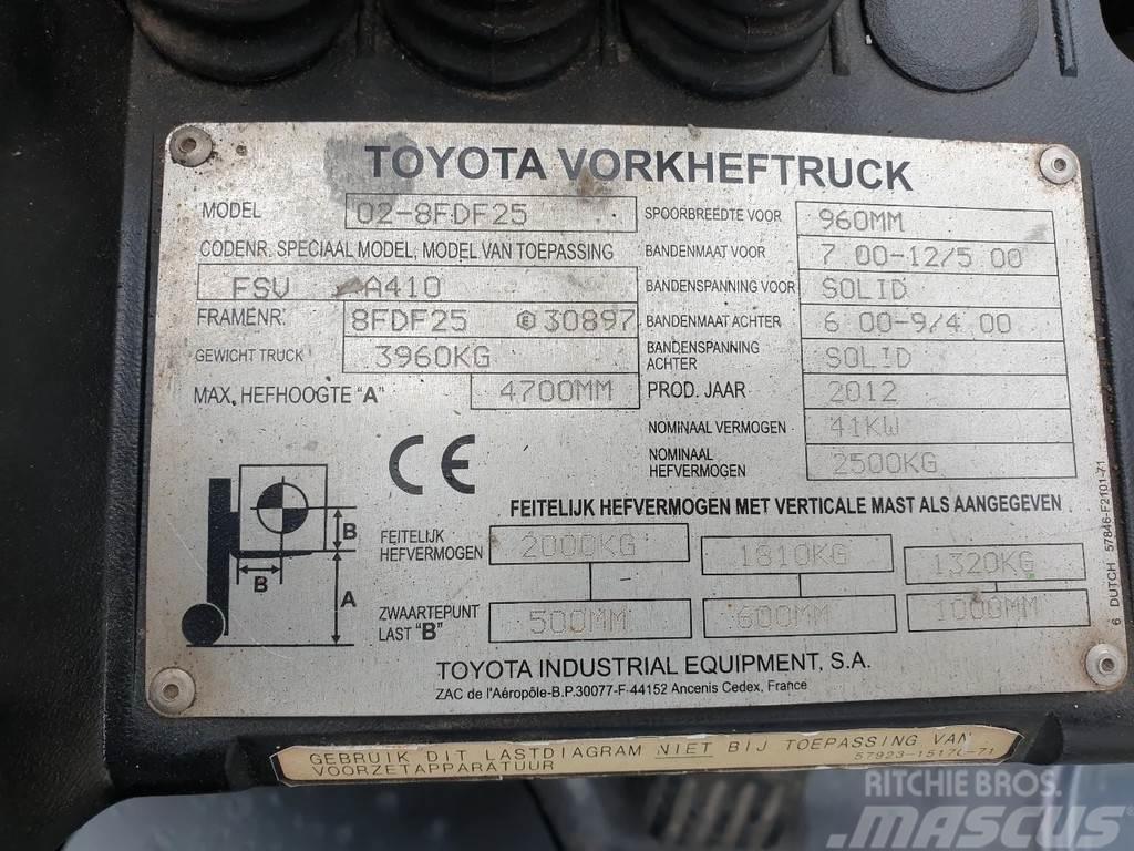 Toyota 8FDF25 Autres Chariots élévateurs