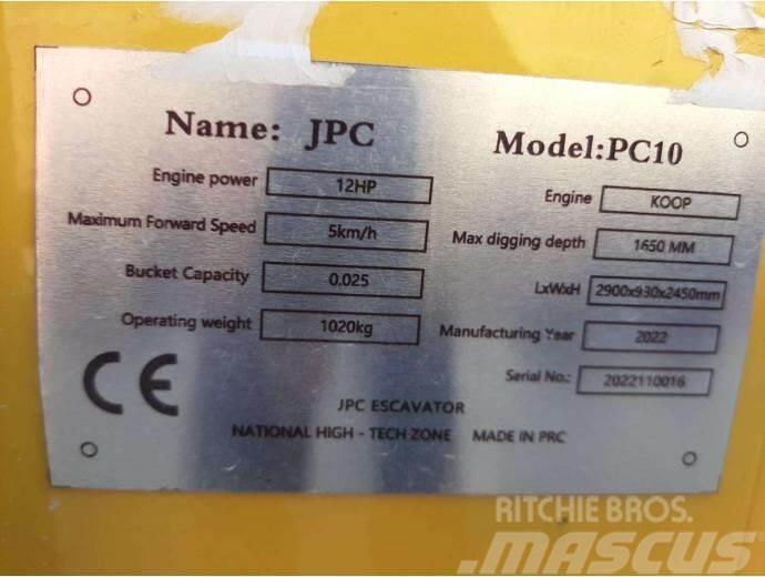JPC PC-10 Mini pelle < 7t