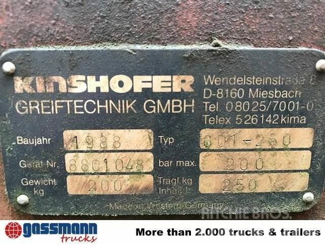 Kinshofer Schalengreifer 601-250, 10x VORHANDEN Camion plateau ridelle avec grue