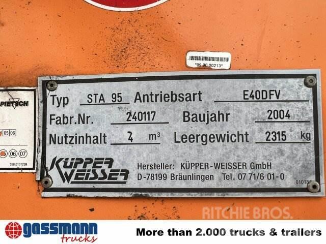 Küpper-Weisser STA 95 Salzstreuer auf Abrollrahmen, ca. 4m³ Autres équipements pour tracteur