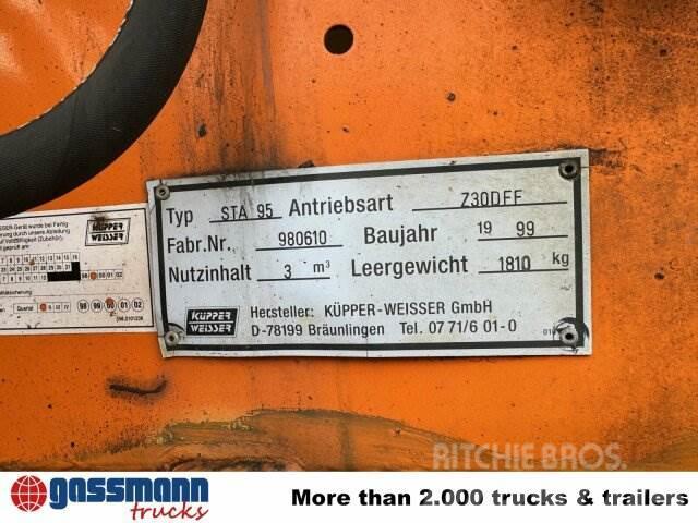 Küpper-Weisser STA 95 Salzstreuer auf Abrollrahmen, ca. 3m³ Autres équipements pour tracteur