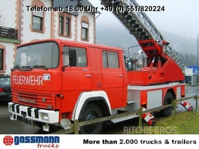 Magirus DEUTZ FM 170 D 12F Feuerwehr Drehleiter Camions et véhicules municipaux