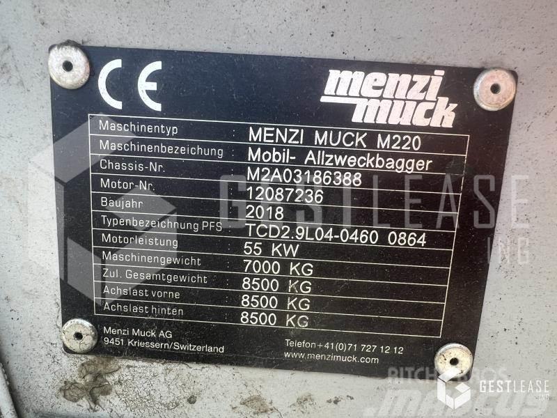 Menzi Muck M220 Pelle spéciale